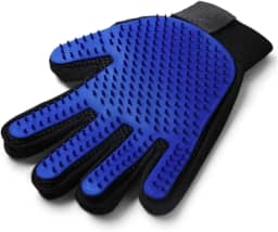 Luva Escova Tira Pelos Cães e Gatos Nano Magnética - Azul - Borracha - Moderno - Desconhecido