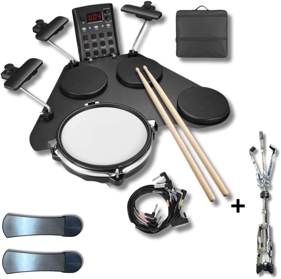 Bateria Eletrônica Portatil Seven CPD-1000 + Suporte