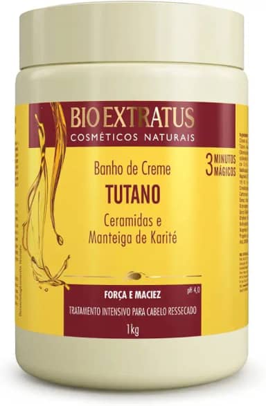 Creme Tratamento Capilar Bio Extratus Tutano Ceramidas Manteiga Karité 1Kg