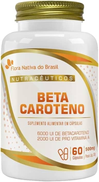 Beta Caroteno 60 cápsulas - Flora Nativa