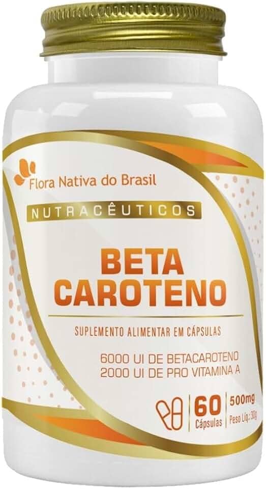 Beta Caroteno 60 cápsulas - Flora Nativa