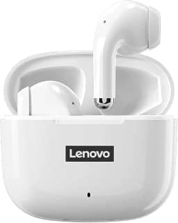 Lenovo Fones de ouvido LP40 Pro Bluetooth 5.1 Earbuds sem fio 20Hrs de tempo de jogo Fones de ouvido com gancho de ouvido à prova d'água com microfone
