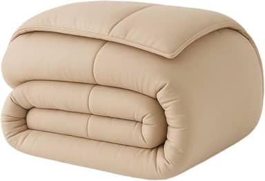 Edredom Casal 180 Fios 100% Algodão Dupla Face Antialérgico(Casal Padrão,Palha)