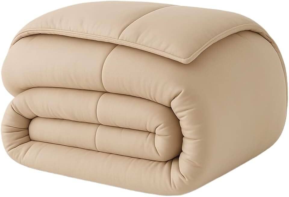 Edredom Casal 180 Fios 100% Algodão Dupla Face Antialérgico(Casal Padrão,Palha)