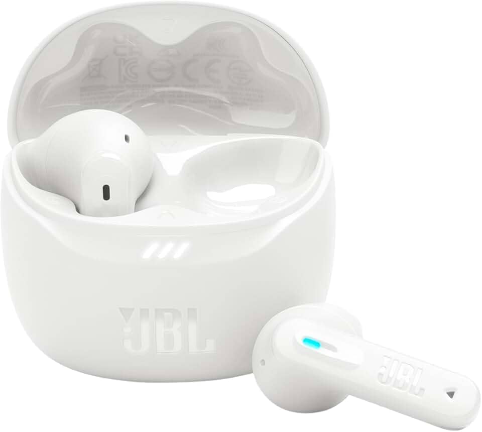JBL, Fone de Ouvido Bluetooth, Tune Flex 2, Sem Fio, Com Cancelamento de Ruído, Resistente À Água e Poeira - Branco