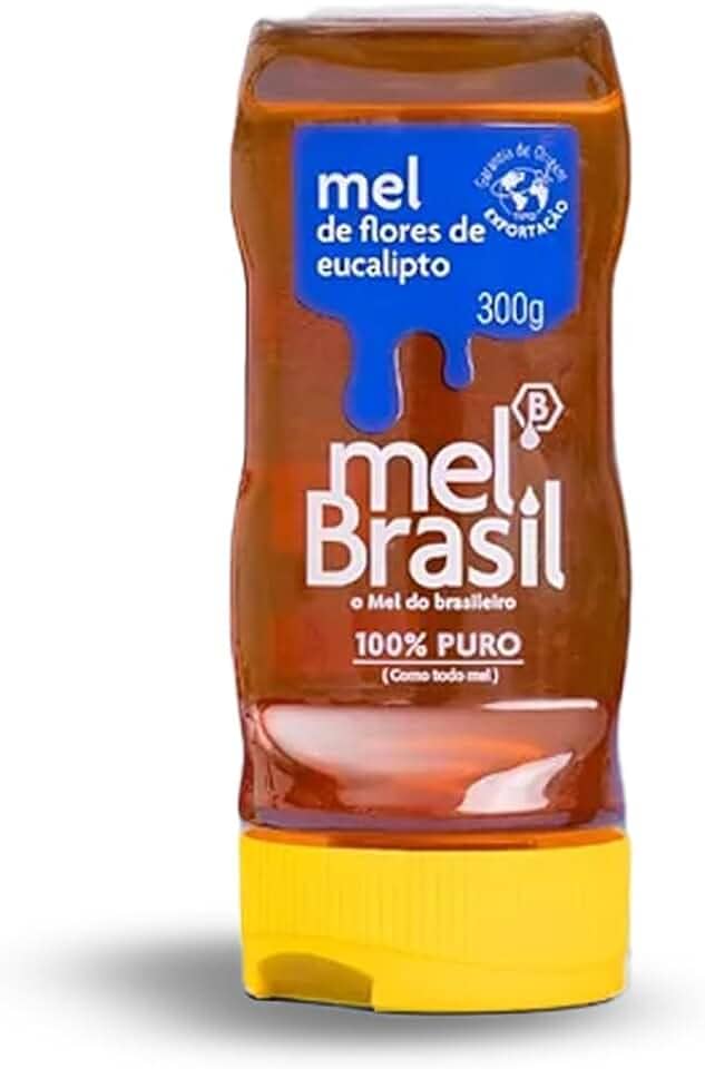 Mel Puro Flores Eucalipto - Melbras Squeeze 300g- Mel Brasil