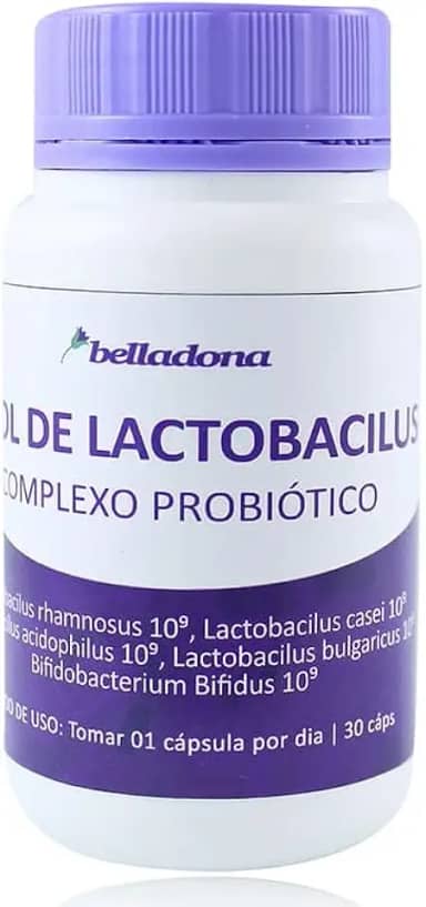 Top 5 Pool de Lactobacillus - Complexo Probiótico - Concentração 1 Bilhão - 30 caps
