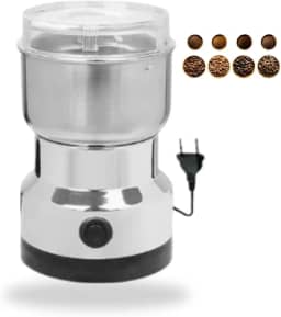 Moedor De Café e Grãos Triturador Elétrico Inox Potente
