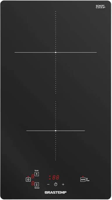 Cooktop 2 bocas de indução Brastemp com Funções Especiais 220V