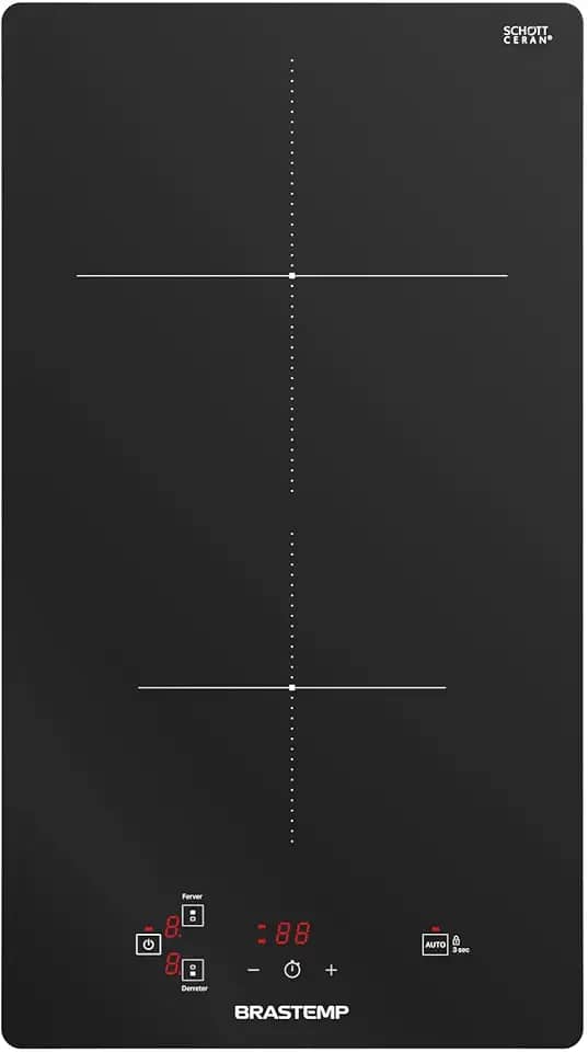 Cooktop 2 bocas de indução Brastemp com Funções Especiais 220V