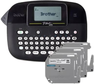 ROTULADOR ELETRONICO PRETO PTM95 COM 3 FITAS