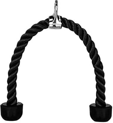 Corda de Puxar Para Tríceps Crossit 70cm Com Duas Cabeças Antiaderente Fácil de Usar