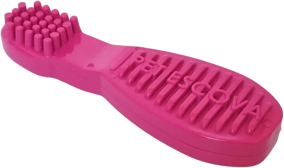 Pet Games Mordedor Funcional Super Resistente Em Nylon Para Cães De Pequeno Porte - Pet Escova P Pink
