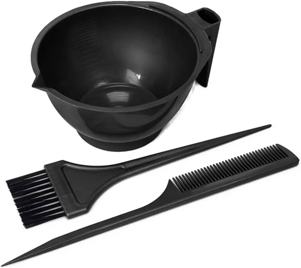 Kit de Tintura para Mechas Luzes e Reflexos com Tigela Pente e Pincel