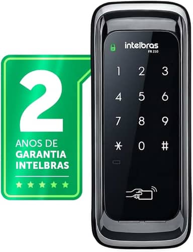 Fechadura Digital FR 210 Preto Intelbras