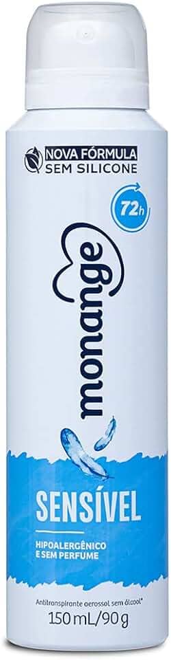 Monange Desodorante Aerossol Sem Perfume 90G