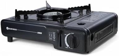 Guepardo, Fogareiro Horizontal Aço Esmaltado Regulador de Chama Acendimento Automático Portátil, UNO