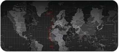 80 x 30cm Tapete De Mouse Grande Antiderrapante De Mapa Do Mundo Espesso 90x40cm (30 * 80CM)