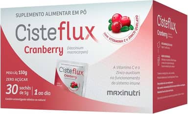 MaxiNutri Cisteflux Cranberry Display (30 Sachês De 5G) Único