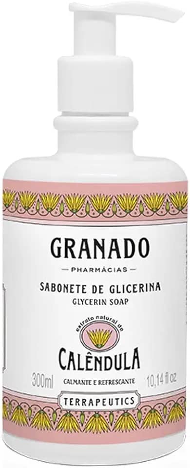 Granado Sabonete Líquido Terrapeutics, Calêndula, Rosa Claro, 300ml