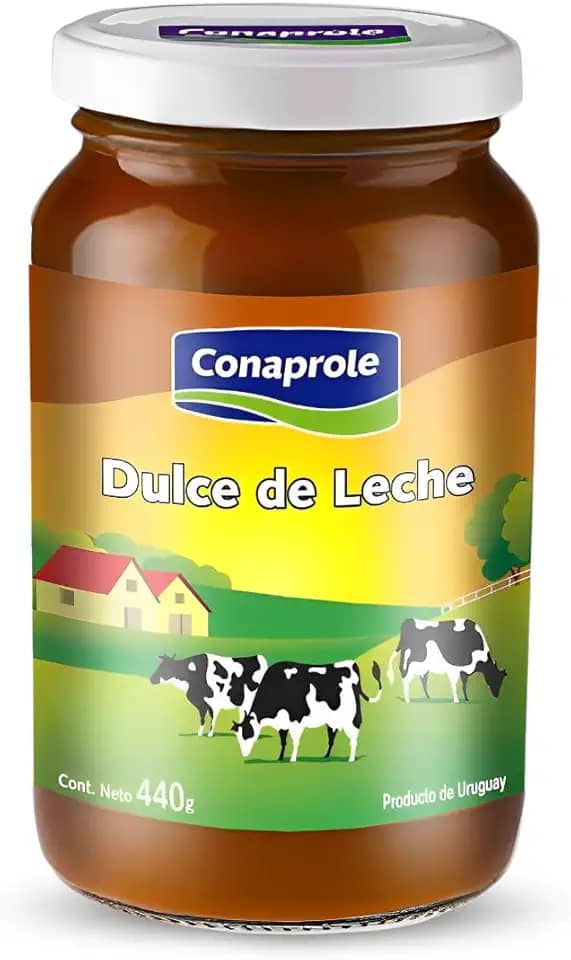 Conaprole Doce De Leite 440G Doce De Leite Uruguaio Tradicional Marrom Tradição Do Uruguai Desde 1935 Pote Reciclável De Vidro