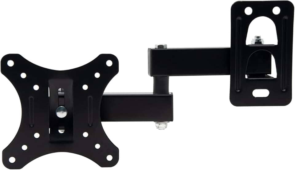 Suporte Articulado de Parede para TV, Ajuste Livre, Adequado para TVs de 10 a 27 Polegadas, VESA 50 * 50 a 100 * 100mm, Suporta um Peso Máximo de 10 Quilogramas