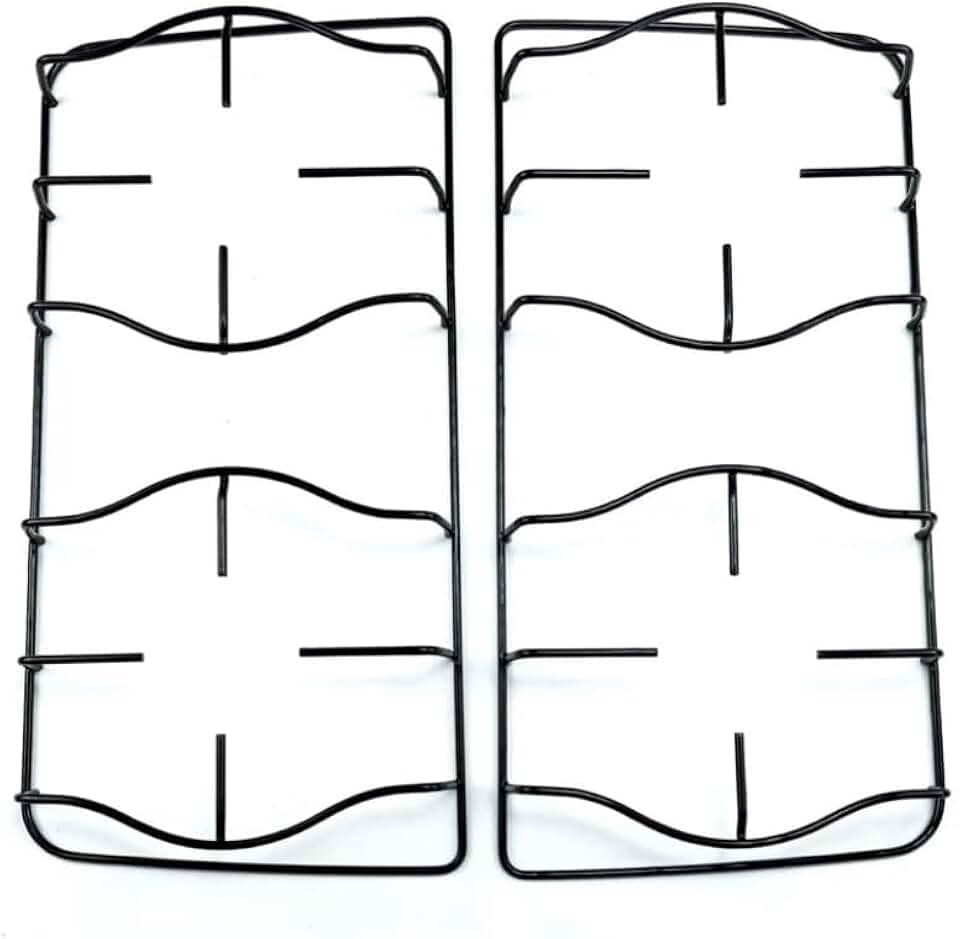 Kit 2 Grelhas Grade Trempe Fogão 4 Bocas