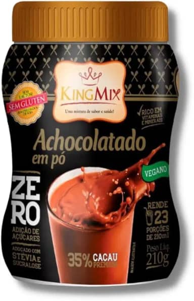 King Mix Achocolato Em Pó 35% Cacau Premium