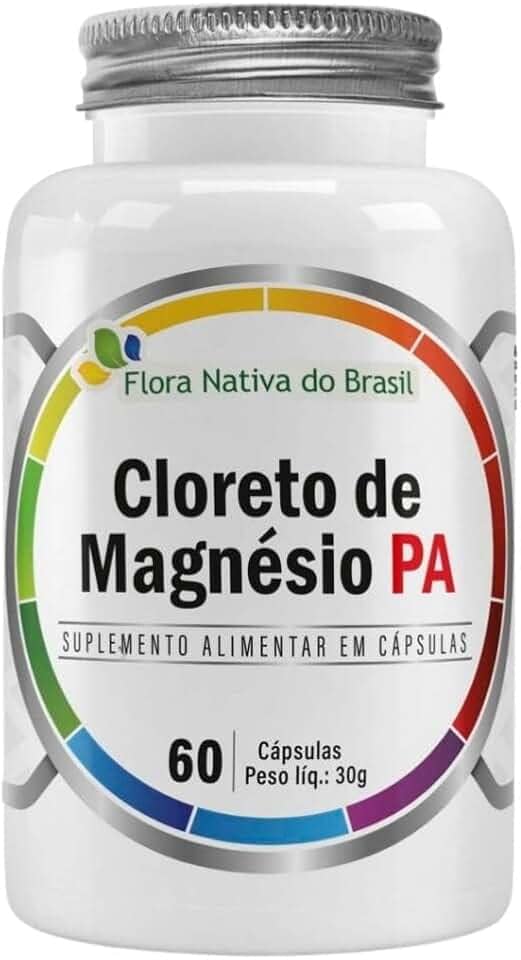 Cloreto de Magnésio PA 60 Cápsulas - Flora Nativa