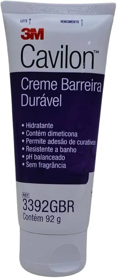 Creme Barreira Protetora 92g | 1 Unidade | Proteção Contra Assaduras, Dermatite da Incontinência e Irritações de Pele | Hipoalergênico, Resistente à Água e de Longa Duração