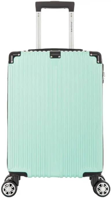 Mala de Bordo Dublin Rígida 4 Rodas Duplas Santino AMZV204P (Pistache)