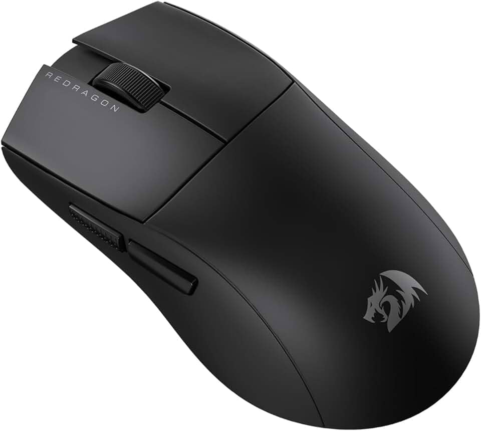 Mouse Gamer Redragon King Lite Preto Sensor PAW3313 10000 DPI