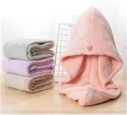 Toalha Mágica para Secar Cabelo de Microfibra