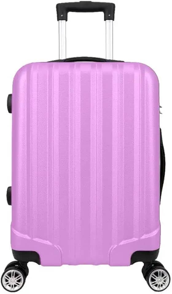 Mala de Bordo ABS 4 Rodas Action Fortt Rosa - MAB02-RA