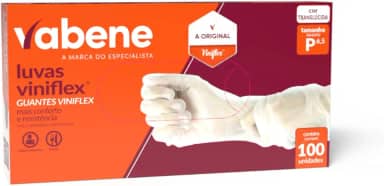 Luva Viniflex Sem Pó Tam. P 100 unidades