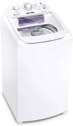 Máquina de Lavar Electrolux 8,5kg Branca Turbo Economia com Jet&Clean e Filtro Fiapos (LAC09) - 127V