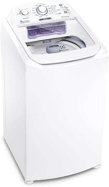 Máquina de Lavar Electrolux 8,5kg Branca Turbo Economia com Jet&Clean e Filtro Fiapos (LAC09) - 220V