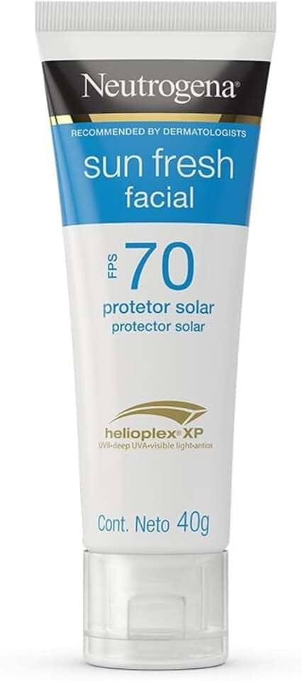 Neutrogena Sun Fresh Protetor Solar Facial, FPS 70, 40g