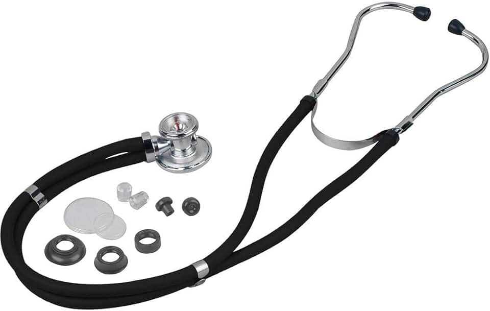 Estetoscópio Rappaport Premium cinza escuro