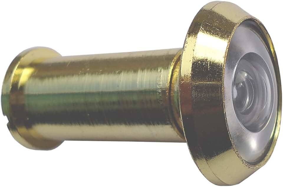 Olho Mágico Para Porta De 35 À 52 Mm 200° Fixtil Dourado