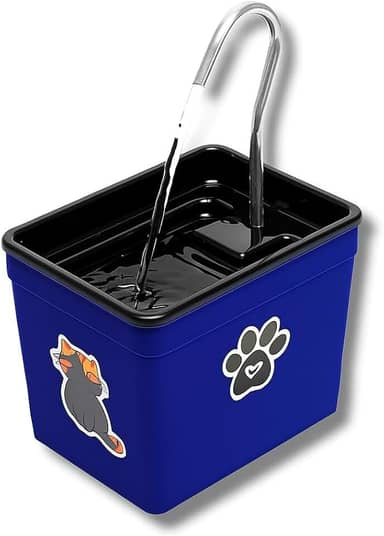 Bebedouro para Gatos 1,8L Automático – Fonte Silenciosa Bivolt, Estimula Hidratação, Evita Problemas Renais, Ideal para Pets (Azul-Royal, 1,8 Litros)