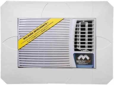 Moldura Para Ar Condicionado Ajustavel Tipo Janela Molduflex