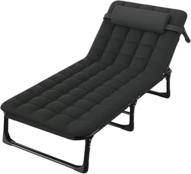 Espreguiçadeira Dobrável Reclinável Praia Piscina 4 posições Revomax Cadeira Espreguiçadeira para Piscina, Praia, Jardim e Varanda – Cama Espreguiçadeira Resistente Design Confortável e Ergonômico