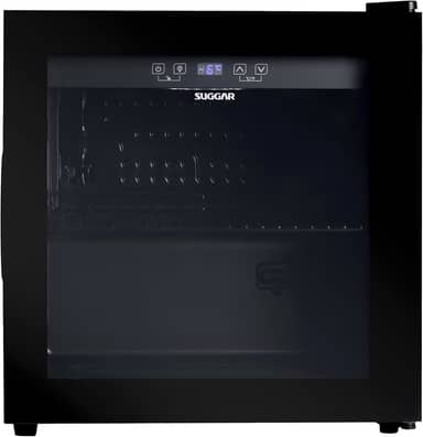 Cervejeira Suggar 48L 220V Preta com Porta de Vidro