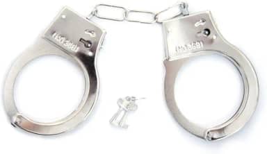 Algemas Policial Brincadeira Aço Inox Invictus
