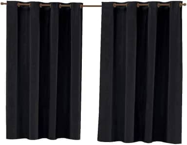 Cortina Blackout Corta Luz 220cm x 130cm - Preto
