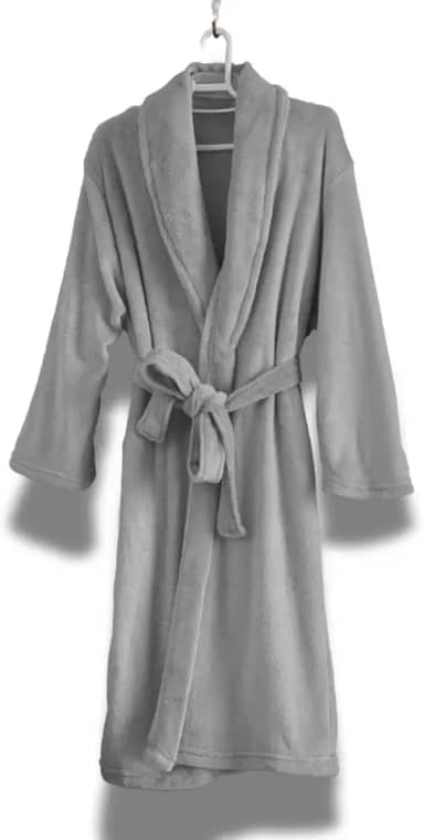 Roupão de Banho Inverno Unissex em Microfibra Super Macia – Conforto Diário com Manga Longa – Tamanhos M e G
