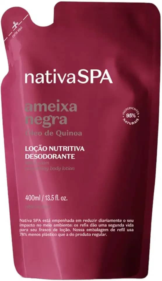 Nativa SPA Refil Hidratante Corporal Ameixa Negra 400ml - Cód.77356