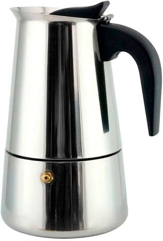 Cafeteira Italiana Expresso 200ml em Inox Para 4 Xícaras