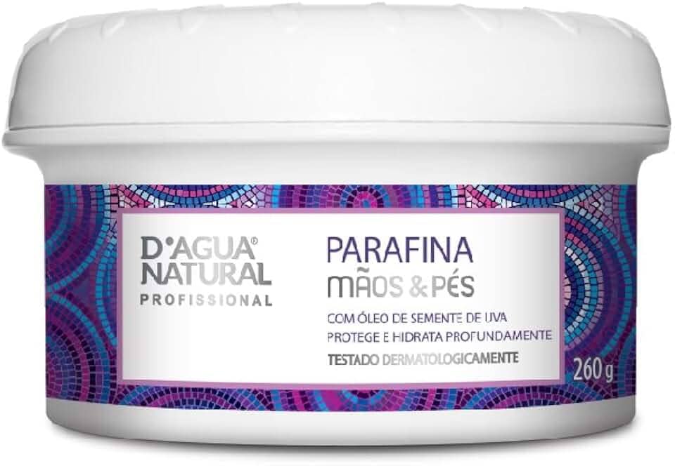 D'AGUA NATURAL Parafina Mãos E Pés D'Agua Natural 260 G